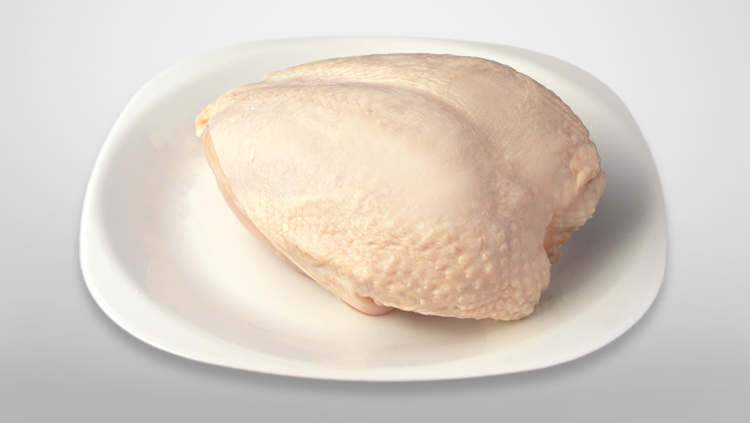 Bone-in, Skin-on Chicken Breast